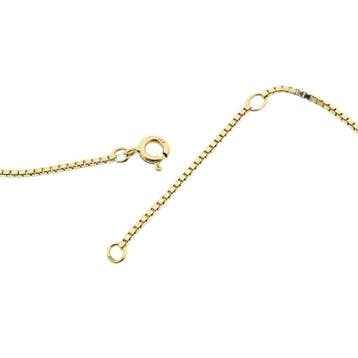 Gouden Venetiaanse schakelketting, Ophalen of Verzenden, Gebruikt, Goud, Goud