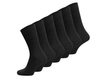 6 paar Heren Thermosokken - SQOTTON® - Zwart, Kleding | Heren, Verzenden, Nieuw