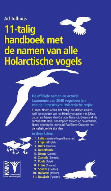 11-Talig Handboek Met De Namen Van Alle Holarctische Vogels, Ophalen of Verzenden, Nieuw, Ad Tolhuijs