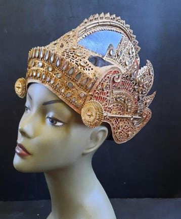 Hoofd ornament - Indonesië - Hoofdtooi Balinees 1960