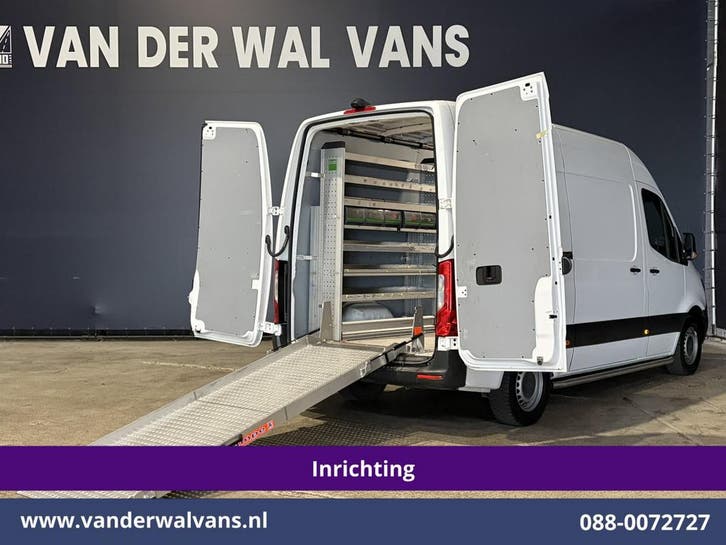 Mercedes-Benz Sprinter | 311 CDI L2H2 Inrichting Oprijplaat, Auto's, Gebruikt, Euro 6, Wit, Mercedes-Benz