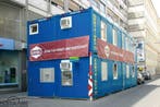 Stapel containers voor wonen en werken