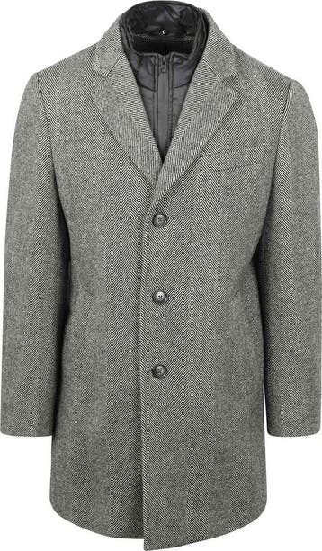 Suitable Coat Wol Pepita Pepper Grey maat 52 Heren, Maat 52/54 (L), Verzenden, Nieuw, Suitable