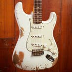 Fender CS 1960 Heavey Relic Strat Olympic White, Muziek en Instrumenten, Snaarinstrumenten | Gitaren | Elektrisch, Ophalen of Verzenden