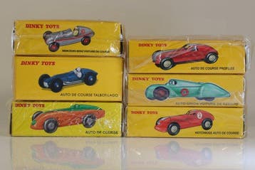 Atlas, Dinky Toys 1:43 - Modelauto (6) - Set of racing and, Nieuw