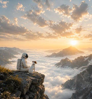Rudy barret - Above the Clouds - XL