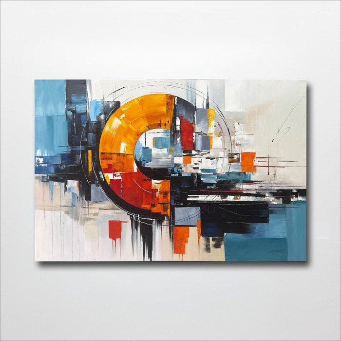 Nguyen Robert (1958) - Le Cycle Éternel 100 150 cm, Antiek en Kunst, Kunst | Schilderijen | Modern