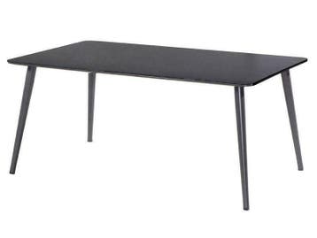 Hartman sophie studio hpl tuintafel 170 x 100 zwart, Nieuw, Kunststof, Eettafel, Tuinset