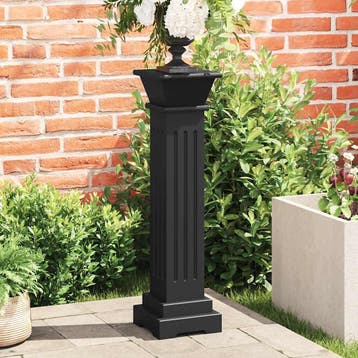 vidaXL Plantenstandaard klassieke zuil vierkant 17x17x66 cm, Verzenden, Nieuw