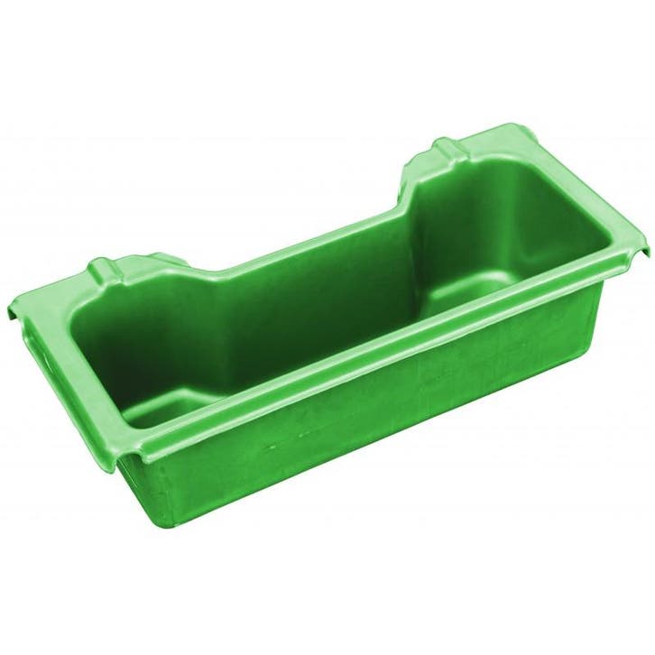 Bak 25L voor halfpipe voerwagens 230 en 350 liter groen, Dieren en Toebehoren, Paarden en Pony's | Overige Paardenspullen, Nieuw