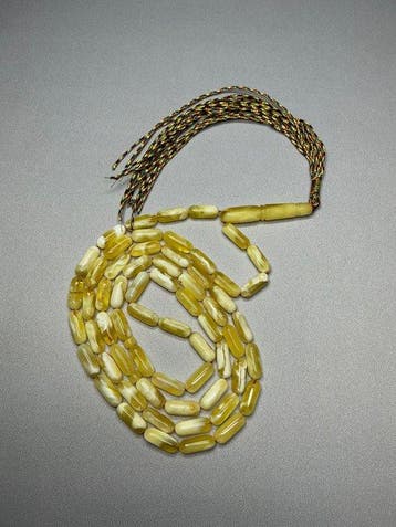 Amber - Barnsteen - Misbaha baltic amber - 48 cm