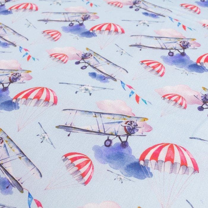 5,00 METERS Leuke digitale bedrukte stof voor kinderen -, Antiek en Kunst, Antiek | Kleden en Textiel