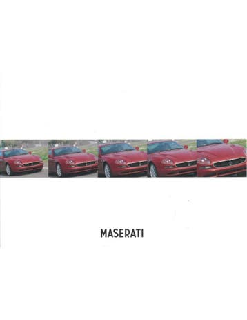 1998 MASERATI 3200 GT | QUATTROPORTE EVOLUZIONE BROCHURE, Nieuw, Author