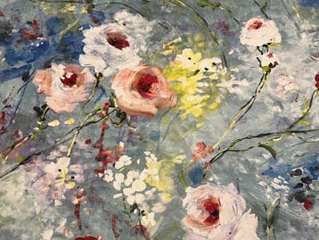 300 x 280 cm – Katoen Oeko-Tex Floraal aquarel – GCFabrics