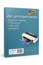 Lamineerhoezen A4 - 100 stuks - 125 micron en 80 Micron, Verzenden, Nieuw