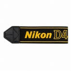 Nikon D4 Camera Neck Strap - Zwart/Geel - 4,5cm (Nieuw), Verzenden, Nieuw