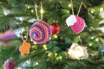Haakpatroon Kerstster, Kerstbal & Mutsje - feestelijke ker, Ophalen of Verzenden, Nieuw