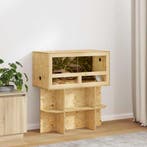 vidaXL Terrarium Bruin 80 x 40 x 90 cm OSB, Dieren en Toebehoren, Verzenden, Nieuw