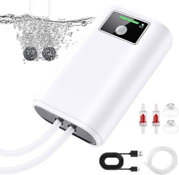 Aquarium Luchtpomp 2600mAh | Retourdeal 32% Korting, Dieren en Toebehoren, Ophalen of Verzenden, Nieuw