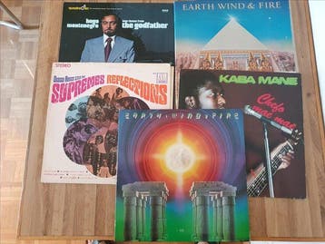 Diana Ross, The Supremes; Earth Wind & Fire; Kaba Mane; Hugo, Nieuw in verpakking