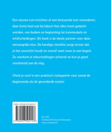Check je tuin ! 9789047504153 L. Pilon, Verzenden, Zo goed als nieuw, L. Pilon