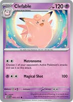Clefable 075/217 Ascended Heroes, Ophalen of Verzenden, Nieuw, Losse kaart, Foil