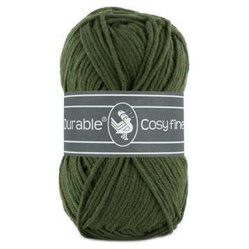 Durable Cosy Fine - 2149 dark olive - Katoen/Acryl Garen, Ophalen of Verzenden, Nieuw