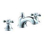 HANSGROHE AXOR CARLTON 3-GATS WASTAFELKRAAN CHROOM, Doe-het-zelf en Verbouw, Sanitair, Ophalen of Verzenden, Nieuw, Chroom