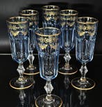 Artemisia - Champagne fluitje (6) - Monet - Kristal, goud