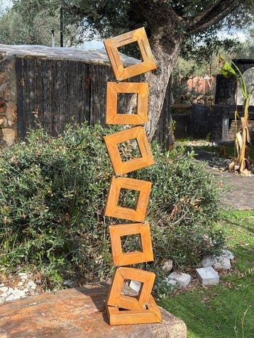 Ana Lucia B.M - Sculpture Corten - XL - No Reserve