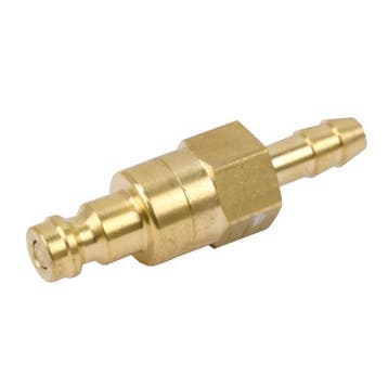 Insteeknippel met gasklep Argon/menggas male x 6mm slangp..., Doe-het-zelf en Verbouw, Verzenden, Nieuw, Overige typen