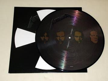 LP gebruikt - Metallica - Metallica, Verzenden, Zo goed als nieuw, Overige formaten