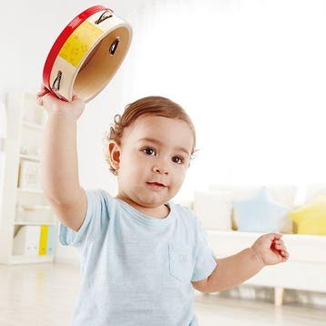 Hape houten tambourijn muziekinstru van €16,99 voor €15,29, Ophalen of Verzenden, Nieuw