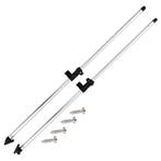 vidaXL Biminitop steunpalen 2 st aluminium, Watersport en Boten, Verzenden, Nieuw