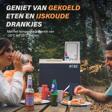 Koel Crate Dual 38 Compressor Koelbox Elektrisch 12V en 230, Caravans en Kamperen, Koelboxen, Ophalen of Verzenden, Gebruikt