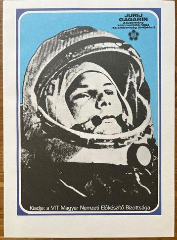 Gabor Gyarfas - 1973 Jurij Gagarin - NASA - space - Budapest