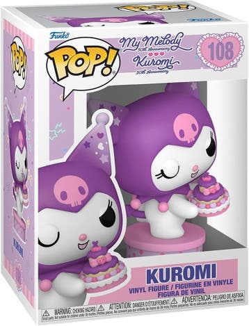 Funko Pop! - Kuromi 20th Anniversary - Kuromi  with Cake, Verzenden, Nieuw