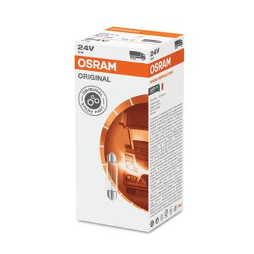Osram Gloeilamp 24V Original Line SV8.5-8 5W 10 Stuks, Verzenden, Nieuw