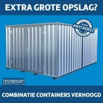 NIEUW grote 8x2 container demontabel SNEL OPGEBOUWD!