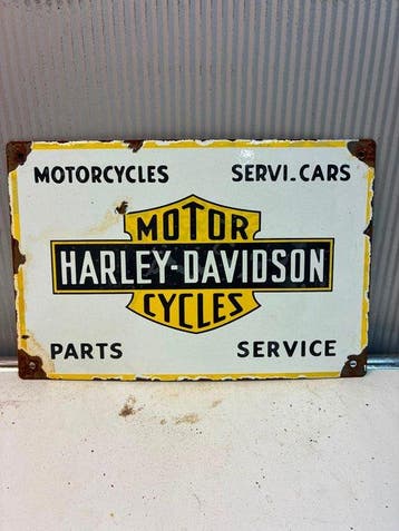 Harley-Davidson Motor Cycles – Parts & Service – Emaille