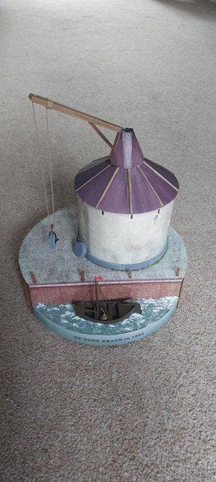 Maquette - Oude Kraan Nijmegen (1880) - Kees Moerbeek -, Antiek en Kunst