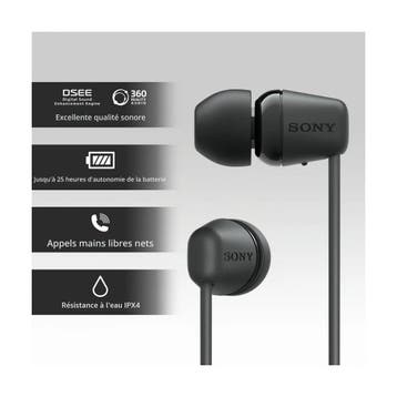 Sony WI-C100 Draadloze Oordopjes - tot 25 Uur Batterijduu..., Verzenden, Nieuw
