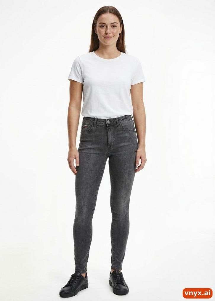 Tommy Hilfiger Jeans Dames maat WW26 / L31 Grijs Vintage, Kleding | Dames, Spijkerbroeken en Jeans, Ophalen of Verzenden