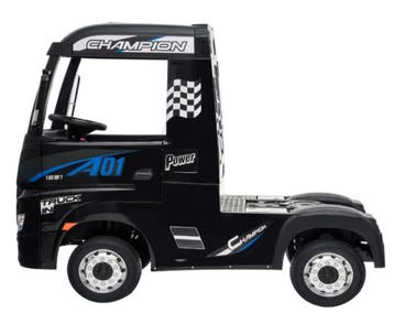 Mercedes ACTROS truck zwart, EVA, Multimedia, 4WD, FM,RC., Ophalen of Verzenden, Nieuw