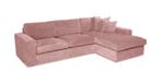 Hoekbank Leiden - hoekbanken - Roze, Nieuw, 150 cm of meer, Stof, 200 tot 250 cm