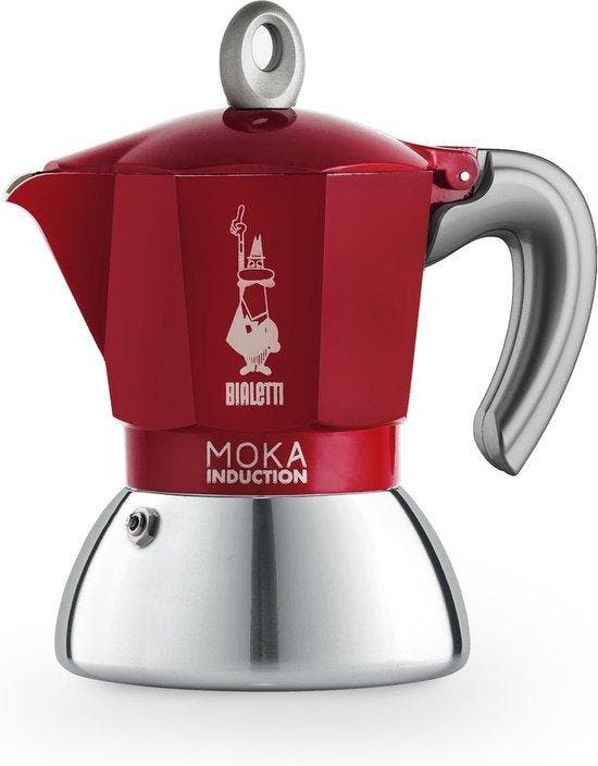 Bialetti Moka Induction - Percolator - Rood - 2 kops Tweede, Huis en Inrichting, Keuken | Potten en Pannen, Verzenden