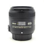 Nikon 40mm F2.8G AF-S DX Micro Nikkor Objectief (Occasion), Ophalen of Verzenden, Zo goed als nieuw, Macrolens