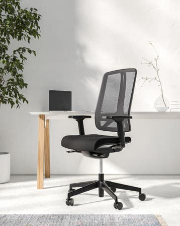Rim FLEXi bureaustoel, zwart, Overige plaatsen, Ophalen of Verzenden, Nieuw in verpakking, Stoel