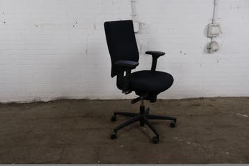 Dauphin bureaustoel ergonomisch zwart, verstelbaar en, Verzenden, Gebruikt, Bureaustoel