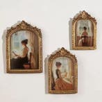 Antieke Boog Fotolijst met Goud Reliëf Decoratief Frame, Verzenden, Nieuw
